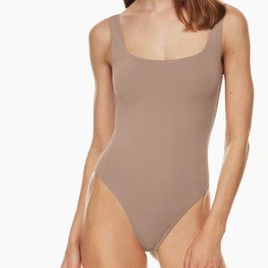 Aritzia Taupe Contour Bodysuit